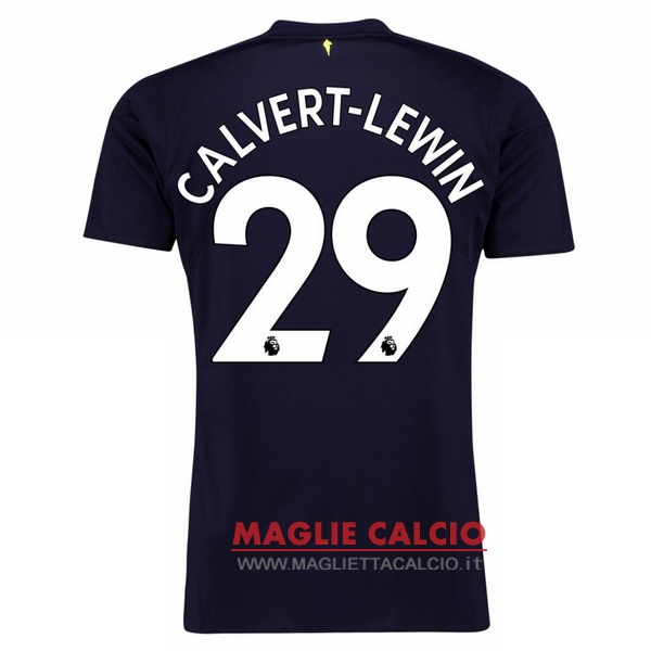 nuova maglietta everton 2017-2018 calvert lewin 29 terza