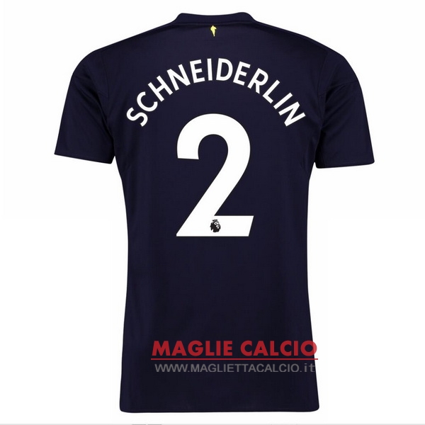 nuova maglietta everton 2017-2018 schneiderlin 2 terza