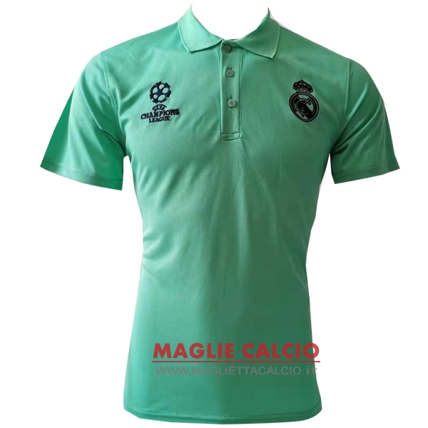 real madrid verde nero magliette polo nuova 2019-2020