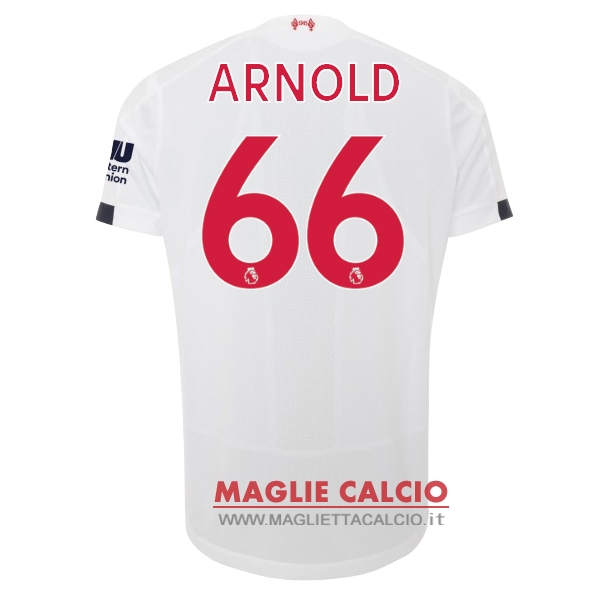nuova maglietta liverpool 2019-2020 arnold 66 seconda