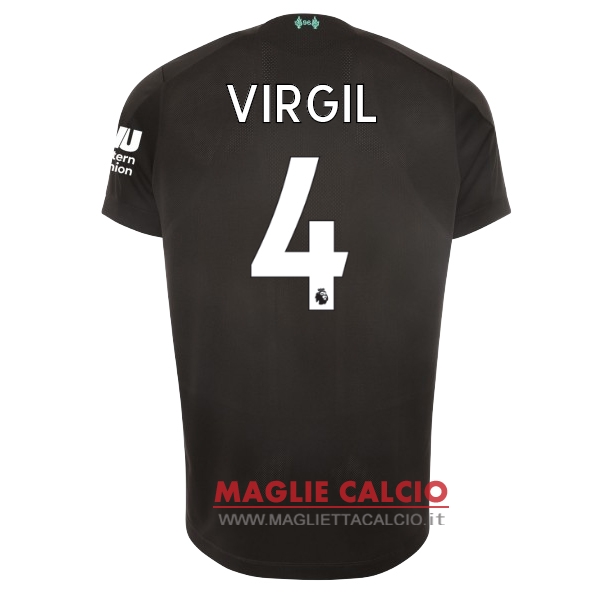 nuova maglietta liverpool 2019-2020 virgil 4 terza