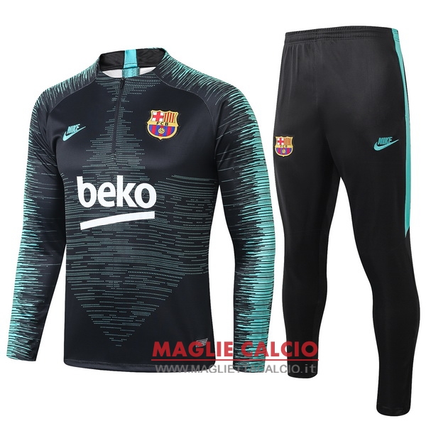 nuova barcelona set completo nero verde bianco giacca 2019-2020
