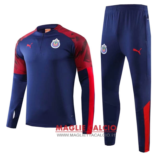 nuova chivas usa set completo rosso blu giacca 2019-2020