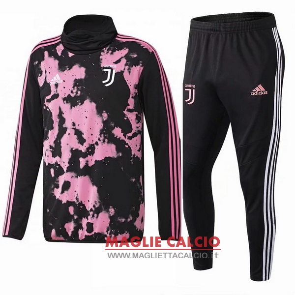 nuova juventus set completo nero rosa bianco giacca 2019-2020