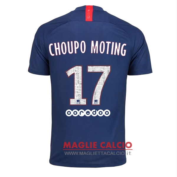 nuova maglietta paris saint germain 2019-2020 choupo moting 17 prima