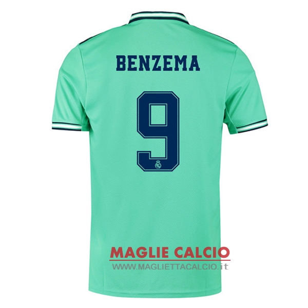 nuova maglietta real madrid 2019-2020 benzema 9 terza