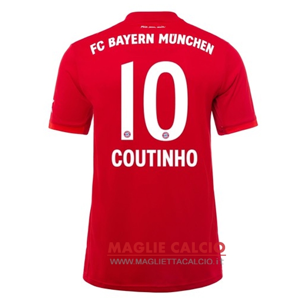 nuova maglietta bayern munich 2019-2020 coutinho 10 prima