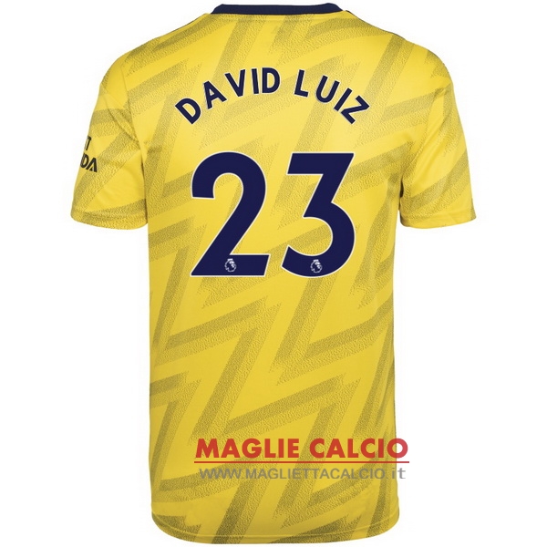 nuova maglietta arsenal 2019-2020 david luiz 23 seconda