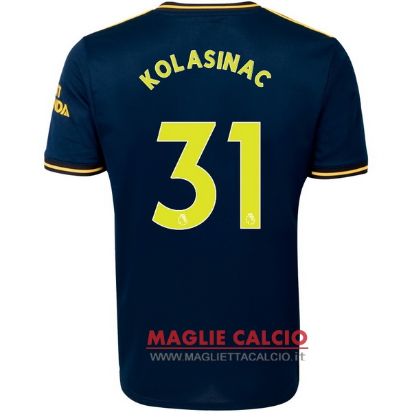 nuova maglietta arsenal 2019-2020 kolasinac 31 terza
