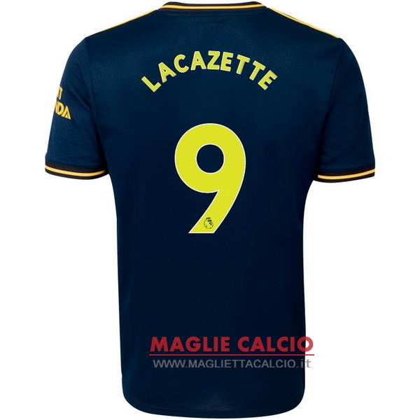 nuova maglietta arsenal 2019-2020 lacazette 9 terza