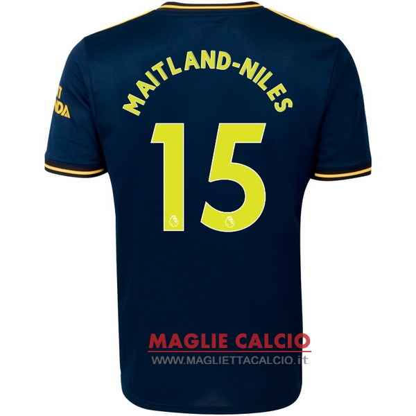 nuova maglietta arsenal 2019-2020 maitland niles 15 terza