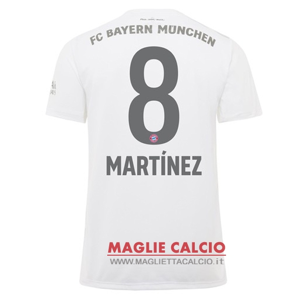 nuova maglietta bayern munich 2019-2020 martinez 8 seconda