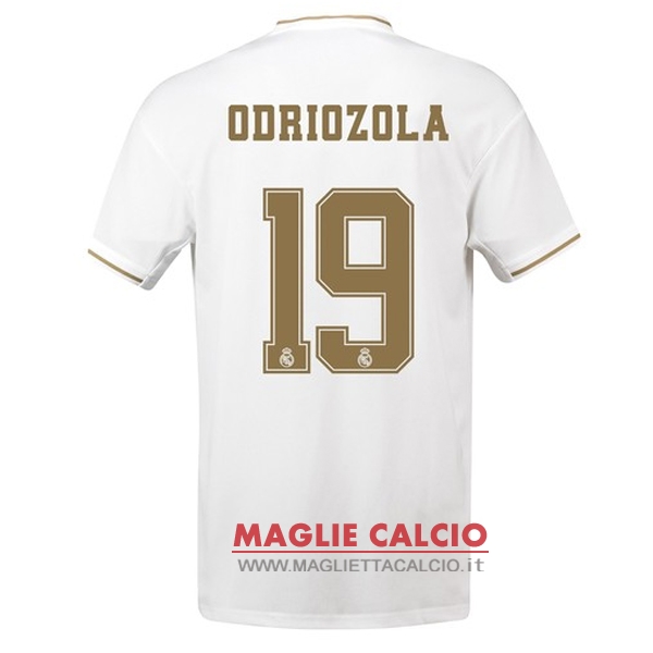 nuova maglietta real madrid 2019-2020 odriozola 19 prima