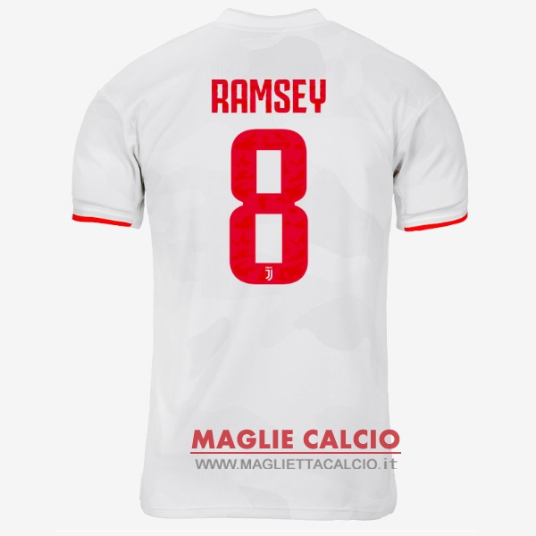 nuova maglietta juventus 2019-2020 ramsey 8 seconda