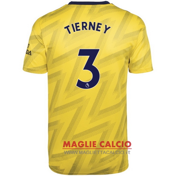 nuova maglietta arsenal 2019-2020 tierney 3 seconda