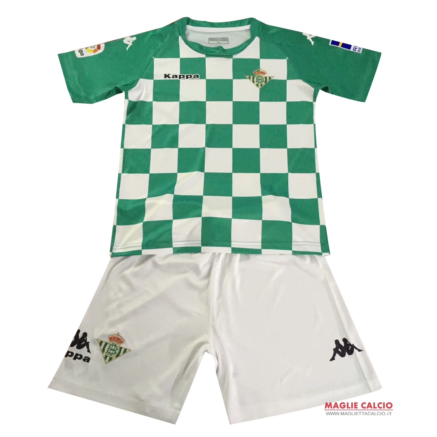nuova edizione commemorativa maglietta set completo real betis bambino 2019-2020 verde