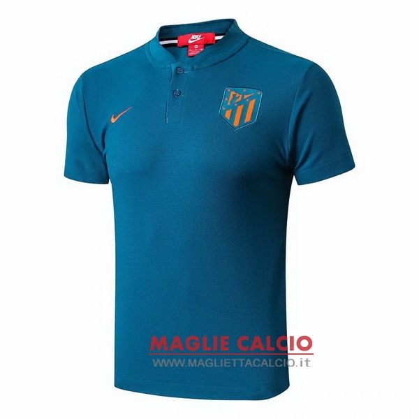 atlético de madrid blu magliette polo nuova 2018-2019