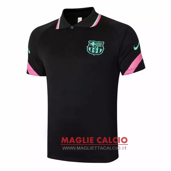 barcelona nero verde rosa magliette polo nuova 2020-2021