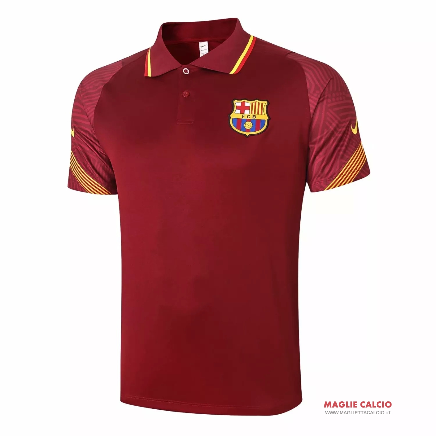 barcelona borgogna magliette polo nuova 2020-2021