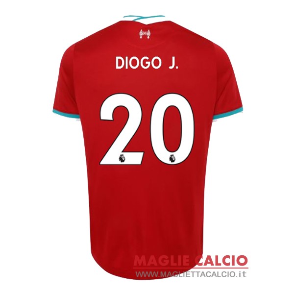nuova maglietta liverpool 2020-2021 diogo jota 20 prima