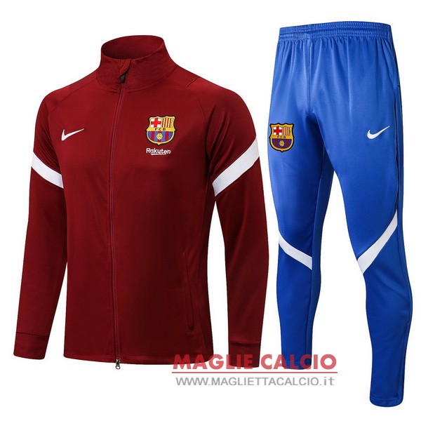 nuova barcelona set completo I rosso blu bianco giacca 2021-2022