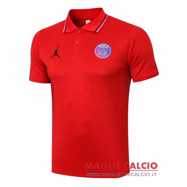 paris saint germain rosso magliette polo nuova 2021-2022