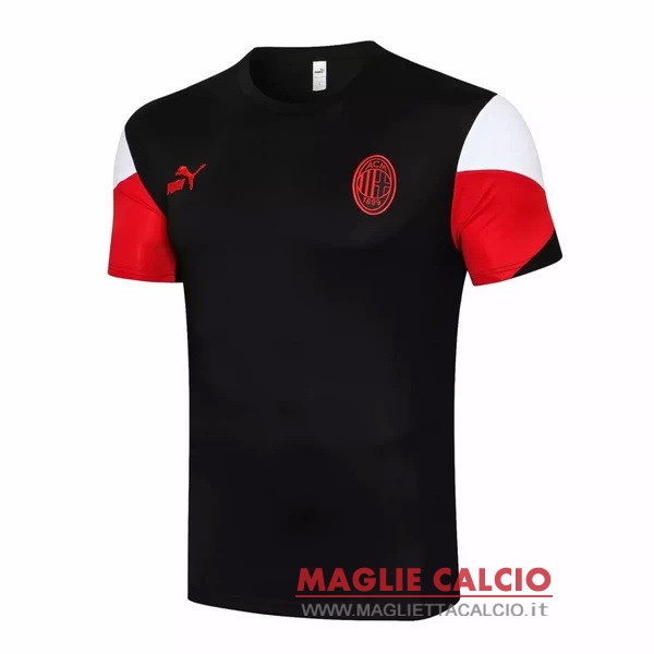 nuova formazione divisione magliette ac milan 2021-2022 nero bianco rosso