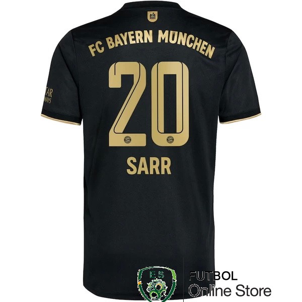 nuova maglietta bayern munich 2021-2022 sarr 20 seconda