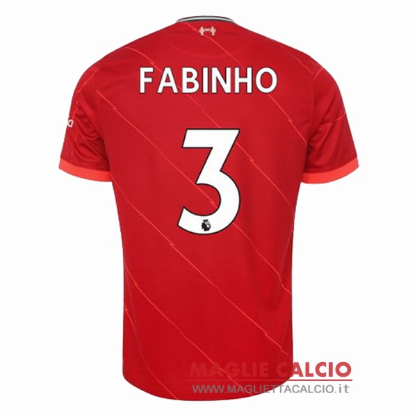 nuova maglietta liverpool 2021-2022 fabinho 3 prima
