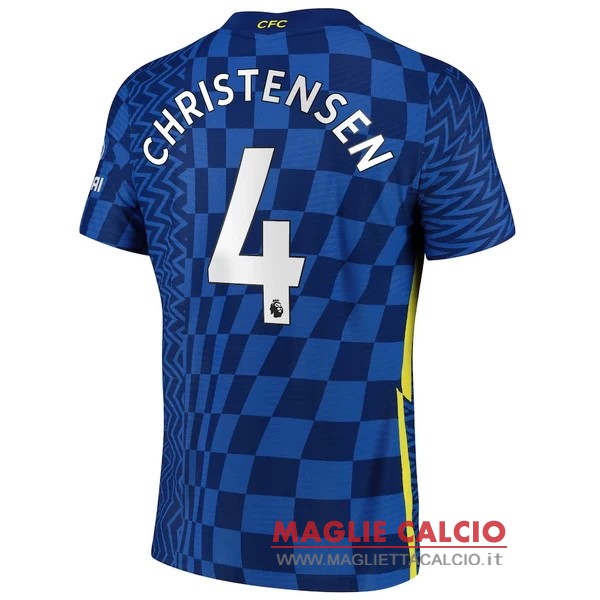nuova maglietta chelsea 2021-2022 christensen 4 prima