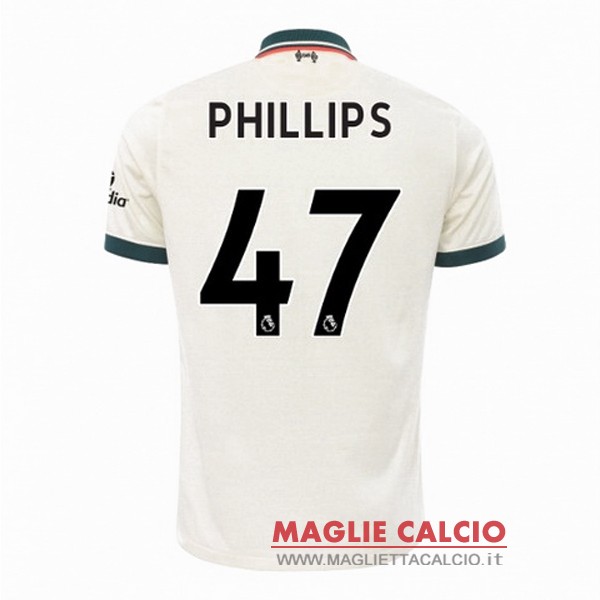 nuova maglietta liverpool 2021-2022 phillips 47 seconda
