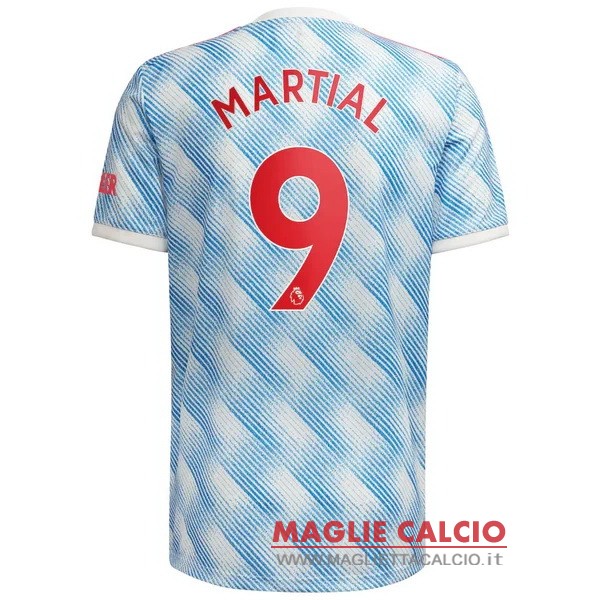 nuova maglietta manchester united 2021-2022 martial 9 seconda