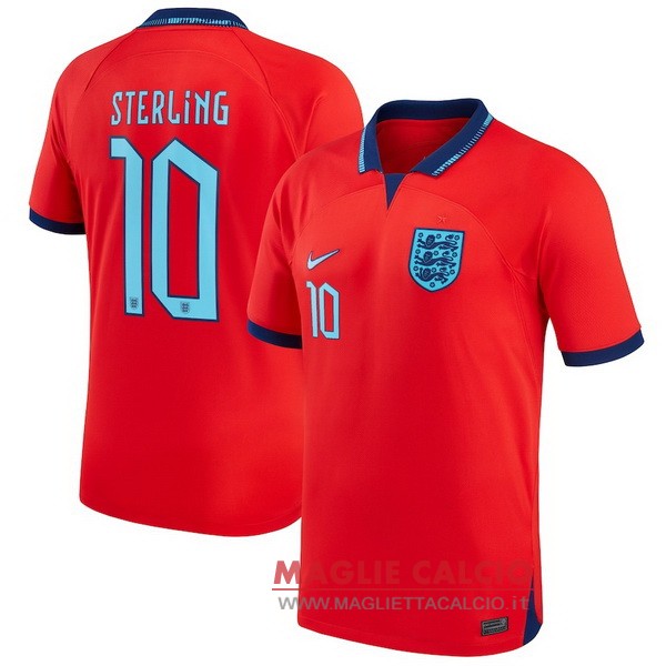 nuova magliette nazionale belgio coppa del mondo 2022 Sterling 10 seconda