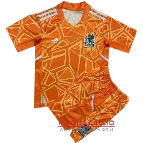 nuova portiere maglietta set completo mexico bambino coppa del mondo 2022