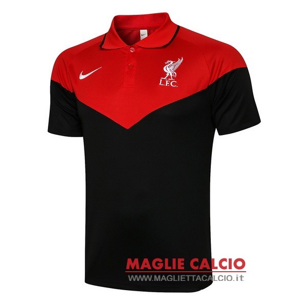 liverpool rosso nero magliette polo nuova 2021-2022