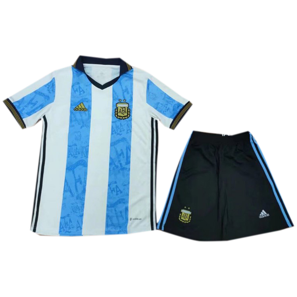 nuova speciale magliette argentina bambino 2022 blu bianco
