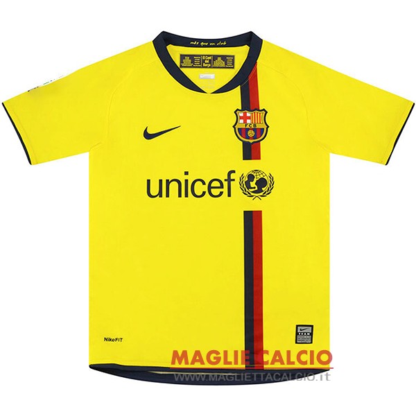 nuova seconda divisione magliette barcellona retro 2008-2009