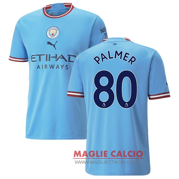 nuova maglietta manchester city 2022-2023 Palmer 80 prima