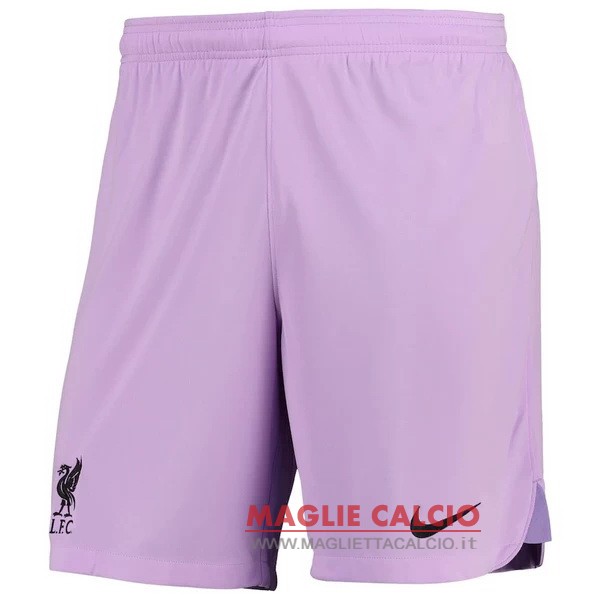 nuova portiere pantaloni liverpool 2022-2023 purpureo