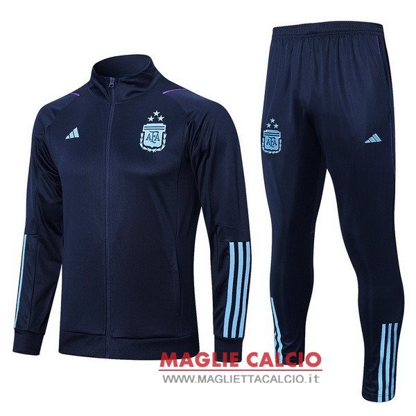 nuova argentina insieme completo blu navy bambino giacca 2023
