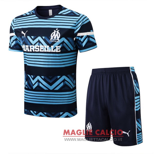 nuova formazione set completo divisione magliette marseille 2022-2023 I blu