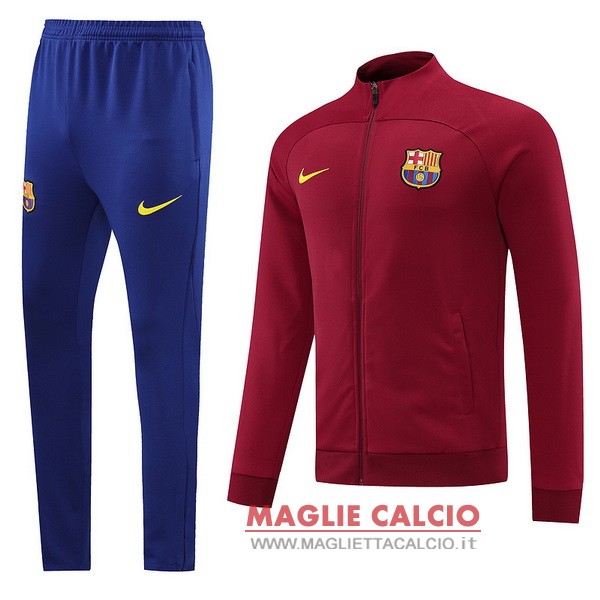 nuova barcelona set completo blu I rosso giacca 2022-2023