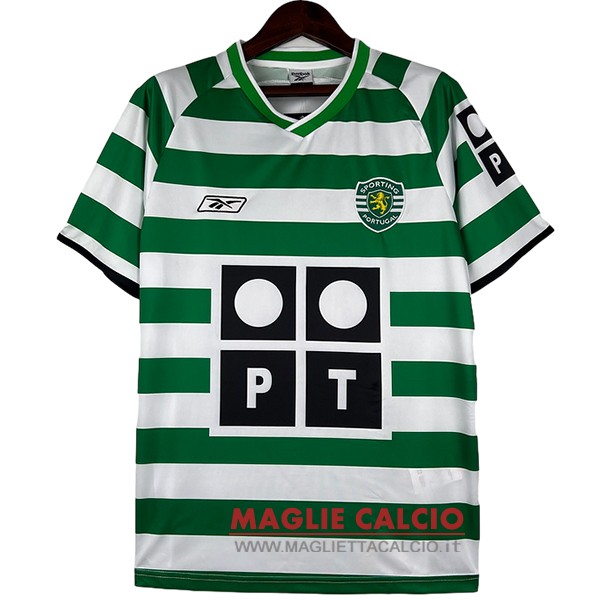 nuova prima divisione magliette sporting de lisboa retro 2003-2004