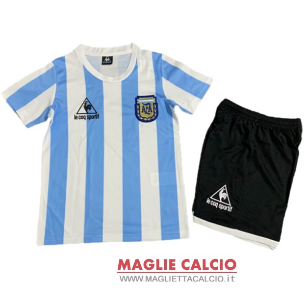 nuova prima magliette argentina retro bambino 1986
