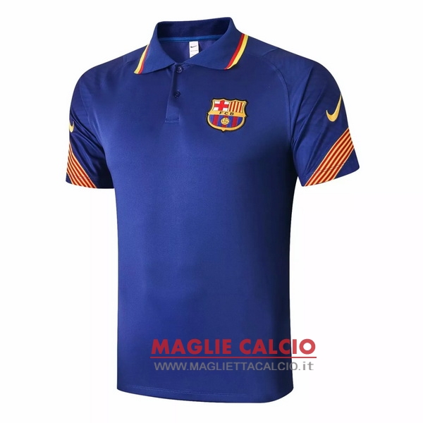 barcelona blu arancione magliette polo nuova 2020-2021