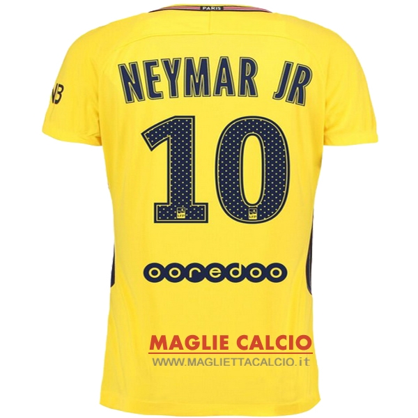 nuova maglietta paris saint germain 2017-2018 neymar jr 10 seconda
