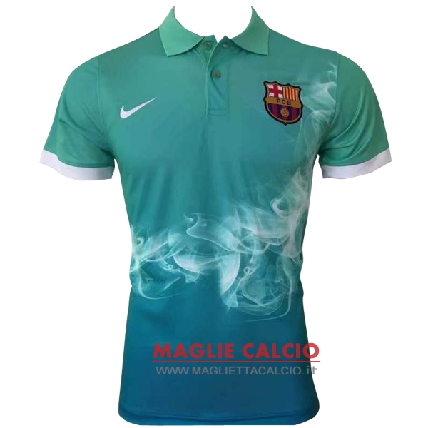 barcelona verde magliette polo nuova 2017-2018