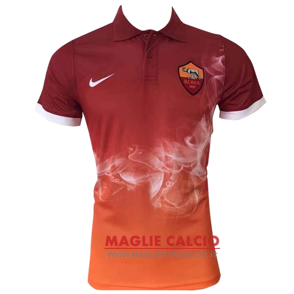 as roma arancione magliette polo nuova 2017-2018