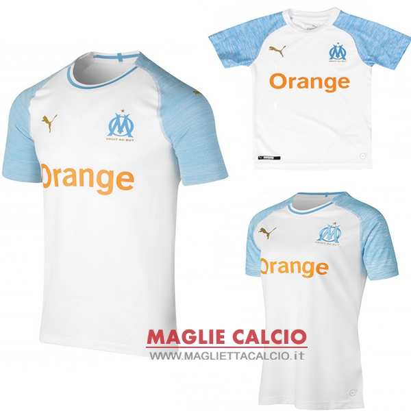 nuova prima divisione magliette marseille 2018-2019（donna+bambino）