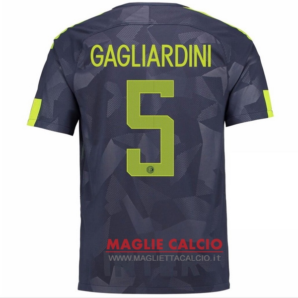 nuova maglietta inter milan 2017-2018 gagliardini 5 terza